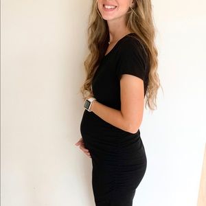 Black Maternity Dress, Size Small